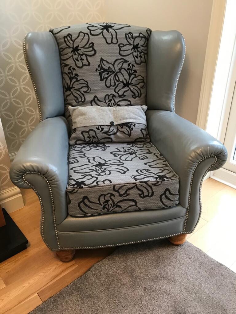 Tetrad Armchair Leather \u0026 Fabric . | in 